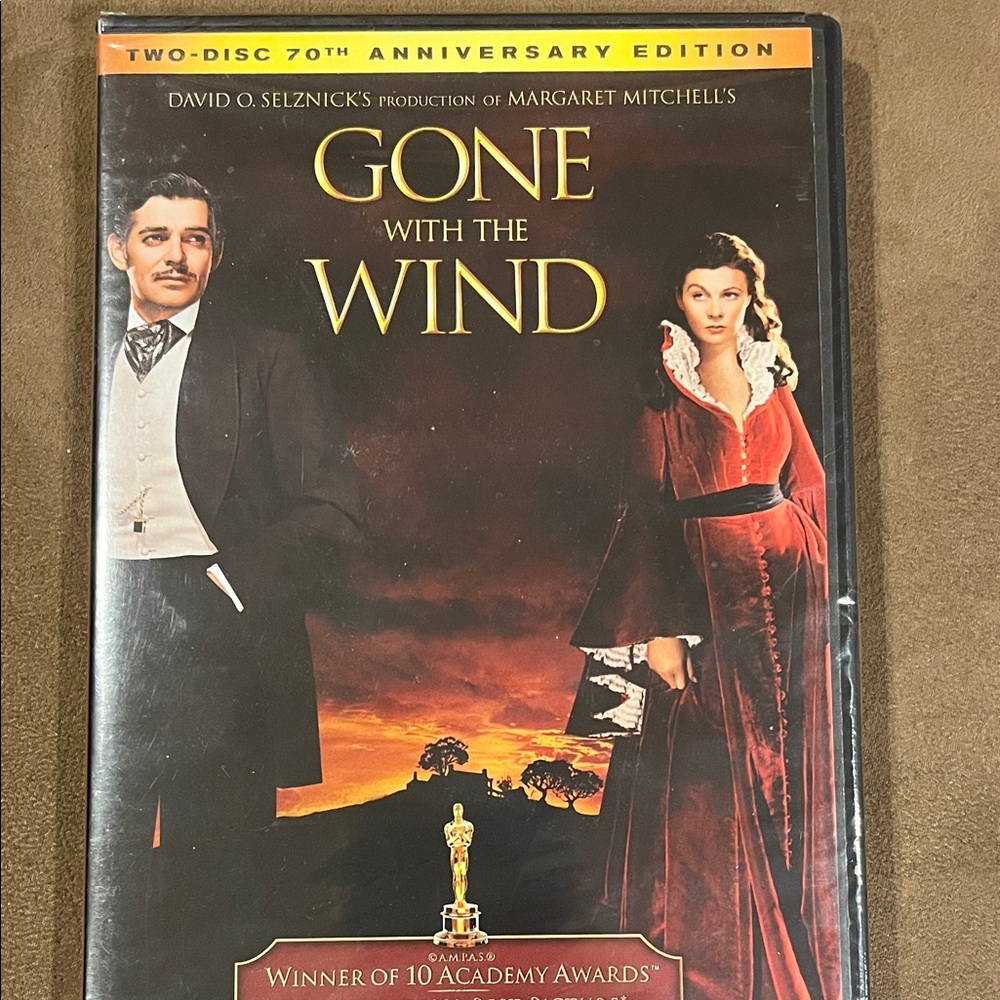Gone with the Wind DVD 70th Anniversary Edition. New with tag. Unopened